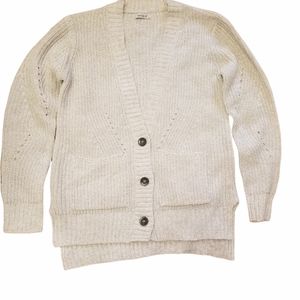 MYHAILYS drop shoulder textured cardigan.XL+ New never worn.Gray marl. O…